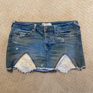 Free people mini skirt